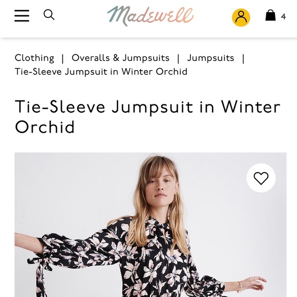 Brand new Madewell jumpsuit in Winter Orchid - Picture 2 of 7